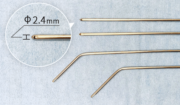 特注カニューレの使用