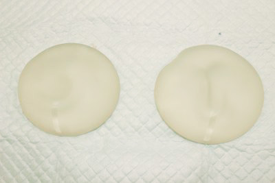 抜去したシリコンバッグ