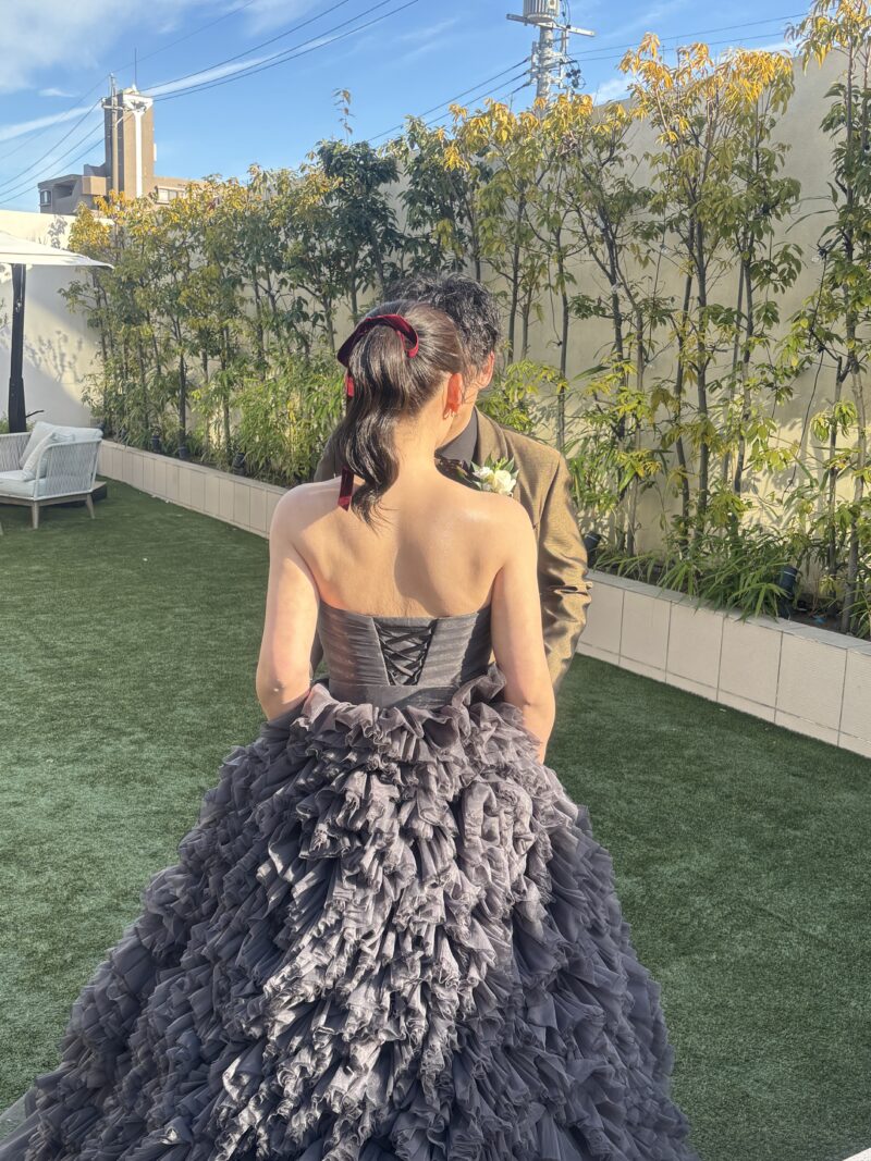 腰肩甲骨上下吸引でドレスも美しく♪　スタッフさんの経過をご紹介♪